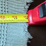 Moon & Madison Sage Waffle knit Frey Trim Cute Sweater Pull Over Sage Green Sz S Photo 12