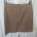 Talbots  Women's A-Line Corduroy Skirt Brown‎ Knee Length Size 10 Photo 0