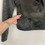 Anthropologie Marrakech Sherpa Collar Green Camo Moto Jacket Size Small Photo 5