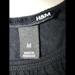 H&M  BLACK LIGHTWEIGHT LOOSE FIT DRESSY OR CASUAL TANK TOP SIZE MEDIUM Photo 2