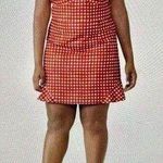 Hutch  Red McKenzie Gingham Mini Dress Size 16W Photo 1