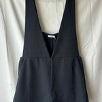ONIA  Crinkle Pull On Romper in Black Womens Size Small Photo 0