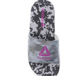 Reebok Pink and Grey Slides Photo 3