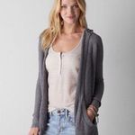 American Eagle Gray Knit Cardigan Photo 0