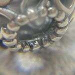 Authentic Pandora 925 Silver Openwork Hearts Bead Charm Jewelry Making Photo 6