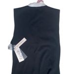 Nanette Lepore  Sleeveless Black White Contrast Trim Button Front Dress M NWT Photo 7