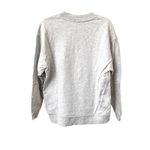 BIMBA Y LOLA Heart Graphic‎ Crewneck Sweatshirt Grey XS Gray Photo 3