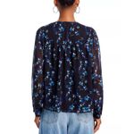 AQUA  Women's Floral Print Long Sleeve‎ Button Down Blouse - XXL Photo 1