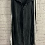 Tribe Kelley USA flared rayon racing stripe dark academia pants ladies size XS Photo 3