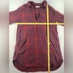 Free People x CP Shades Plaid Pattern Tunic Top w/Front Patch Pockets Photo 6