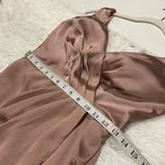 Revelry Blair Satin Gown Bridesmaid Dress in Rose Quartz Size 4 Pink Photo 6