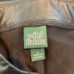 Wild Fable faux leather zip up front black leggings Photo 4