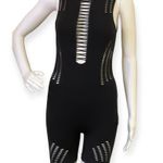 Laniah Cutout Romper Black Photo 5