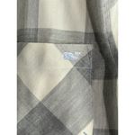 Vineyard Vines Shirt 00 Gray White Button Up Long Sleeve Plaid Casual Womens Photo 1