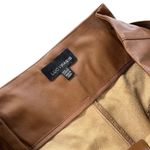 Lucy Paris womens faux leather pleated casual pants Photo 5