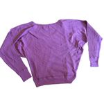 Free People NWT Thermal Womens Small Mulberry Santa Clara Shirt Top V Neck Photo 3