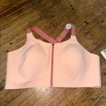 Duluth Trading high impact bonded meteor blue 24W sports bra Pink Photo 2