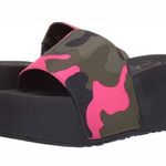 Jessica Simpson  Camo Slide Platform Sandals, Size 9, New in Box Photo 9