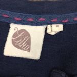 Anthropologie Lilka peplum navy blue top Photo 2