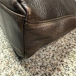 Coach Vintage Black Leather Saddle Bag Purse Women's Handbag Photo 3