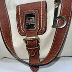 BOC Leather Satchel Handbag with Gold Tone Hardware Brown Photo 1