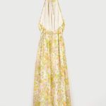 Lulus Feeling Splendid Green Multi Floral Print Halter Maxi Dress Photo 4