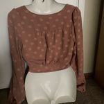 Lush Clothing Lush Tie Front Blouse Clothing Photo 4