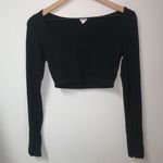 Garage Long Sleeve Cropped Shirt Photo 0