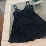 Danify Cover Up Bathing Suit Retro Skirted Swimdress Black Size 16 Photo 6