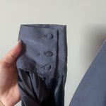 Kittenish Blue Satin Crop Top Photo 5