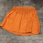 Ecote  burnt orange short pull on skirt Photo 3