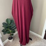 Lulus  Maxi Boho Dress Maroon Sz S/M Photo 3