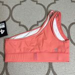 FourLaps Solo Sports Bra New With Tags Blush Coral One Shoulder Pink Size M Photo 6