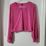 SheIn 🐻 Qutie Floral Jacquard Lantern Sleeve Tee Photo 0