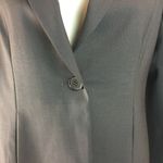 Theory  Womens Fitted Wool Blazer Smokey Gray Lined Pockets One Button Size 0 u Photo 5