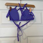 Aerie NWT  purple triangle bikini top Photo 1