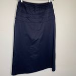 Armagan Blue Cotton Tencel Sz 42 ( medium) Midi Skirt Photo 3