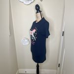 NTM: Oliver & Otis Navy Blue with Floral White & Pink Unicorn T Shirt Sz Small Photo 7
