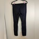 EXPRESS  Jeans Women’s Leggings Mid Rise Black Ripped Front Sz 6 Mint Photo 4