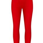 SKIMS Cotton Rib Legging in Red | Size M | NWOT Photo 0
