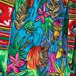 BOP Vintage Art to Wear Tropical Scene Women in Action Art Vibrant Artsy 1X Blue Photo 12