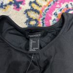 Forever 21 NWT  Black Cropped Cinch Scrunch Going Out Top Photo 2