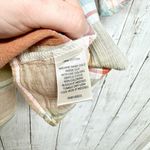 Alexander Jordan Top Women Size Xl Lightweight Square Neck Plaid Shirt Short Photo 2