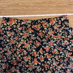 Source Unknown Vintage 90s Black Floral Button Down Skirt Women’s Size XS Photo 5