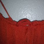 Topshop  10 Halter Knit Maxi Dress 70s Burnt Orange Photo 4