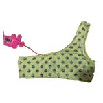 Jaded London  Women's Asymmetric Overlay Top Knit Mix Size 6 NWT One Shoulder Photo 4