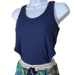 Aerie OFFLINE by  Ribbed Cut Out Romper Dress Athletic Blue Womens Size Large NWT Photo 1