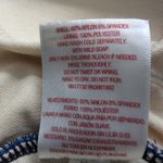 Merona Ruched Swimsuit One Piece Shirred Front Slimming Blue Striped Size Small Photo 3