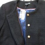 J.Crew NWT Louisa Lady Jacket in Black Maritime Tweed Cropped 4 Photo 3