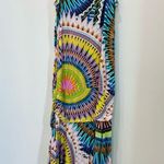 Multi Print Beach tank Dress by beachtime abstract pink blue size 4 Photo 8